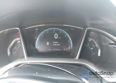 2019 Honda Civic Ex-L из США, поврежденный, VIN 19XFC1F7XKE018656